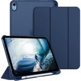 MobaxAksesuar Apple iPad Air 4 10.9" Kılıf Pu Deri Smart Standlı Case A2072 A2316 A2324 A2325 - iP Air 4 10.9 - Lacivert