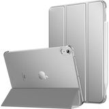 MobaxAksesuar Apple iPad Air 5 10.9" 2022 M1 Kılıf PU Deri Smart Case A2589 A2591 Gri - iP Air 5 10.9