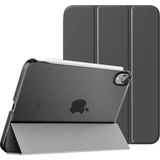 MobaxAksesuar Apple iPad Air 5 10.9" 2022 M1 Kılıf PU Deri Smart Case A2589 A2591 Siyah - iP Air 5 10.9