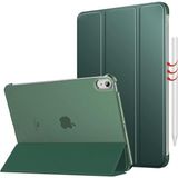 MobaxAksesuar Apple iPad Air 5 10.9" 2022 M1 Kılıf Pu Deri Smart Standlı Case A2588 A2589 A2591 - iP Air 5 10.9 - Koyu Yeşil
