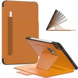 MobaxAksesuar Apple iPad Mini 7 (A17 Pro) Mini 6 Kılıf Multifunction Leather Case 2021-2024 - Kahverengi - iP Mini 6/7