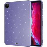 MobaxAksesuar Apple iPad Pro 11 1/2/3/4. Nesil Tablet Kılıfı Işıltılı Parlak Görünüm Koton Case 2018-2022 - iP Pro 11 4. Nesil - Mor