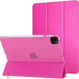 MobaxAksesuar Apple iPad Pro 11 2. Nesil Kılıf Pu Deri Smart Standlı Case A2228 A2068 A2230 A2231 - iP Pro 11 2. Nesil - Koyu Pembe