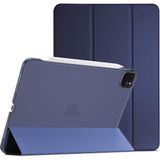 MobaxAksesuar Apple iPad Pro 11 4. Nesil M2 Kılıf Pu Deri Smart Standlı Case A2435 A2759 A2761 A2762 - iP Pro 11 4. Nesil - Lacivert