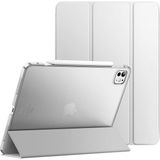 MobaxAksesuar Apple iPad Pro 11inç M4/M5 Kılıf PU Deri Smart Standlı Case 2024/2025 - Gri - iP Pro 11 M4/M5