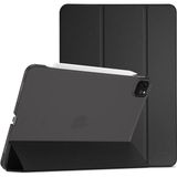 MobaxAksesuar Apple iPad Pro 11inç M4/M5 Kılıf PU Deri Smart Standlı Case 2024/2025 - Siyah - iP Pro 11 M4/M5