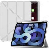 MobaxAksesuar Apple iPad Pro 12.9 3. 4. 5. 6. Nesil Kılıf Kalem Şarj Bölmeli Case 2018 - 2022 - iP Pro 12.9 3/4/5/6.Nesil - Gri