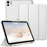 MobaxAksesuar Apple iPad Pro 12.9 3./4./5./6. Nesil M2 Kılıf Flip Cover Kalem Bölmeli Pc Case 2018-2023 - Gri - iP Pro 12.9 3/4/5/6.Nesil
