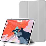 MobaxAksesuar Apple iPad Pro 12.9 4. Nesil 2020 Kılıf PU Deri Smart Standlı Case a2229 A2069 A2232 A2233 - iP Pro 12.9 4. Nesil - Gri
