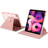 MobaxAksesuar Apple iPad Pro 12.9 4. Nesil Kılıf Şeffaf Dönebilen Kalem Bölmeli a2229 A2069 A2232 A2233 - Pembe - iP Pro 12.9 4. Nesil