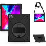 MobaxAksesuar Apple iPad Pro 12.9 6. Nesil 5. Nesil 2021 2022 Kılıf Defender Askılı Zırhlı Tank Case A2378 A2379 A2461 A2462 - Siyah - iPad Pro 12.9 5/6. Nesil