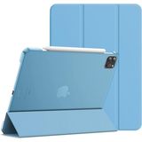 MobaxAksesuar Apple iPad Pro 13inç M4/M5 Kılıf PU Deri Smart Standlı Case 2024/2025 - Açık Mavi - iP Pro 13inç M4/M5