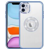 MobaxAksesuar Apple iPhone 11 Kılıf Prıltılı Çıkartılabilir Kamera Lens Korumalı Esta Kapak - Mavi