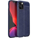MobaxAksesuar Apple iPhone 12 Pro Max Kılıf Deri Tarzı Niss Silikon Case - Lacivert - iP 12 Pro Max