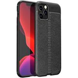 MobaxAksesuar Apple iPhone 12 Pro Max Kılıf Deri Tarzı Niss Silikon Case - Siyah - iP 12 Pro Max
