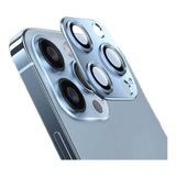 MobaxAksesuar Apple iPhone 13 Pro Kamera Lens Koruyucu Çerçeveli Koruyucu Cl-03 - Mavi - iP 13 Pro