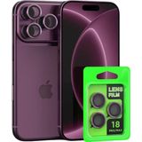 MobaxAksesuar Apple iPhone 18 Pro Max Kamera Lens Koruyucu Çerçeveli Koruyucu CL-07 - Bordo - iP 18ProMax
