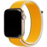 MobaxAksesuar Apple Watch 10 42mm - 38/40/41mm Kordon Hasır Kordon 2/3/4/5/6/se/7/8/9 - Ayçiçeği - Ap 10/11 42/38-40-41mm