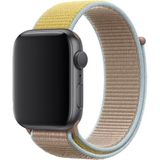 MobaxAksesuar Apple Watch 10 42mm - 38/40/41mm Kordon Hasır Kordon 2/3/4/5/6/se/7/8/9 - Camel - Ap 10/11 42/38-40-41mm