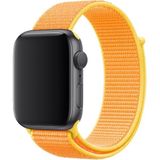 MobaxAksesuar Apple Watch 10 42mm - 38/40/41mm Kordon Hasır Kordon 2/3/4/5/6/se/7/8/9 - Canary Yellow - Ap 10/11 42/38-40-41mm