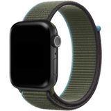 MobaxAksesuar Apple Watch 10 42mm - 38/40/41mm Kordon Hasır Kordon 2/3/4/5/6/se/7/8/9 - Inverness Green - Ap 10/11 42/38-40-41mm