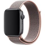 MobaxAksesuar Apple Watch 10 42mm - 38/40/41mm Kordon Hasır Kordon 2/3/4/5/6/se/7/8/9 - Pink Sand - Ap 10/11 42/38-40-41mm