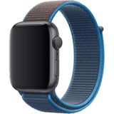 MobaxAksesuar Apple Watch 10 42mm - 38/40/41mm Kordon Hasır Kordon 2/3/4/5/6/se/7/8/9 - Sörf Mavisi - Ap 10/11 42/38-40-41mm