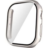 MobaxAksesuar Apple Watch 10/11 Serisi 42mm Sert PC Kasa ve Ekran Koruyucu 35 - Starlight - App 10/11 42mm