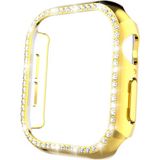 MobaxAksesuar Apple Watch 10/11 Serisi 46mm Kenar Taşlı Kasa Koruyucu - App 46mm - Gold