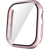 MobaxAksesuar Apple Watch 10/11 Serisi 46mm Sert PC Kasa ve Ekran Koruyucu 35 - App 46mm - Rose Gold