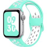 MobaxAksesuar Apple Watch 10/11/12 42mm-38/40/41mm Kordon Delikli Spor Kordon 2/3/4/5/6/se/7/8/9 - Mint - Ap 42/38-40-41mm