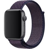 MobaxAksesuar Apple Watch 10/11/12 42mm-38/40/41mm Kordon Hasır Band 2/3/4/5/6/se/7/8/9 - Indigo - Ap 42/38-40-41mm