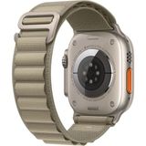 MobaxAksesuar Apple Watch 10/11/12 42mm-38/40/41mm Kordon Naylon Mountain Band 74 2/3/4/5/6/se/7/8/9 - Açık Yeşil - Ap 10/11 42/38-40-41mm
