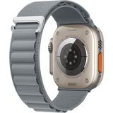 MobaxAksesuar Apple Watch 10/11/12 42mm-38/40/41mm Kordon Naylon Mountain Band 74 2/3/4/5/6/se/7/8/9 - Gri - Ap 10/11 42/38-40-41mm
