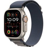 MobaxAksesuar Apple Watch 10/11/12 42mm-38/40/41mm Kordon Naylon Mountain Band 74 2/3/4/5/6/se/7/8/9 - Mavi - Ap 42/38-40-41mm
