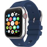MobaxAksesuar Apple Watch 10/11/12 Serisi 42mm Kordon Scuba Diving Dalgıç Silikon Band 147 - Midnight Blue - App 10/11 42mm