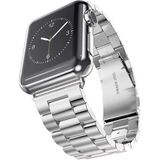 MobaxAksesuar Apple Watch 38mm Kordon Klipsli Metal Kordon 04-A - Gümüş - Ap 38mm
