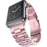 MobaxAksesuar Apple Watch 38mm Kordon Klipsli Metal Kordon 04-A - Rose Gold - Ap 38mm
