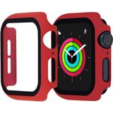 MobaxAksesuar Apple Watch 40mm Full Kasa Korumalı Ekran Koruyucu - Kırmızı - Ap 40mm