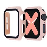 MobaxAksesuar Apple Watch 42mm 1/2/3 (11/10nesil değildir) Full Kasa Korumalı Ekran Koruyucu - Pembe - Ap 42mm