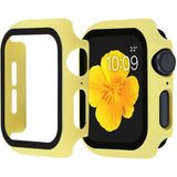 MobaxAksesuar Apple Watch 42mm 1/2/3 (11/10nesil değildir) Full Kasa Korumalı Ekran Koruyucu - Sarı - Ap 42mm