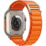 MobaxAksesuar Apple Watch 44/45/46/49mm Kordon Alpine Loop Kordon 2/3/4/5/6/se/7/8/9/10/11/ultra - Turuncu - Ap 42-44-45-46-49mm