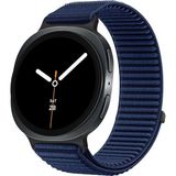 MobaxAksesuar Apple Watch 44/45/46/49mm Kordon Dalgalı Cırt Cırt Hasır Kordon 2/3/4/5/6/se/7/8/9/10/11/ultra - Ap Ultra 49mm - Lacivert