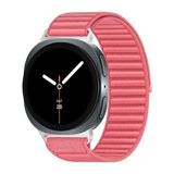 MobaxAksesuar Apple Watch 44/45/46/49mm Kordon Dalgalı Cırt Cırt Hasır Kordon 2/3/4/5/6/se/7/8/9/10/11/ultra - Ap Ultra 49mm - Pembe