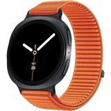 MobaxAksesuar Apple Watch 44/45/46/49mm Kordon Dalgalı Cırt Cırt Hasır Kordon 2/3/4/5/6/se/7/8/9/10/11/ultra - Ap Ultra 49mm - Turuncu