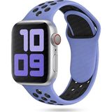 MobaxAksesuar Apple Watch 44/45/46/49mm Kordon Delikli Spor Kordon 2/3/4/5/6/se/7/8/9/10/11/ultra - Cardiac Blue - Ap 42-44-45-46-49mm