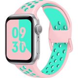 MobaxAksesuar Apple Watch 44/45/46/49mm Kordon Delikli Spor Kordon 2/3/4/5/6/se/7/8/9/10/11/ultra - Pembe - Yeşil - Ap 42-44-45-46-49mm