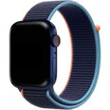 MobaxAksesuar Apple Watch 44/45/46/49mm Kordon Hasır Kordon 2/3/4/5/6/se/7/8/9/10/11/ultra - Deep Navy - Ap 42-44-45-46-49mm