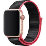 MobaxAksesuar Apple Watch 44/45/46/49mm Kordon Hasır Kordon 2/3/4/5/6/se/7/8/9/10/11/ultra - Siyah - Kırmızı - Ap 42-44-45-46-49mm