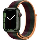 MobaxAksesuar Apple Watch 44/45/46/49mm Kordon Hasır Kordon 2/3/4/5/6/se/7/8/9/10/11/ultra - Vişne Yeşili - Ap 42-44-45-46-49mm
